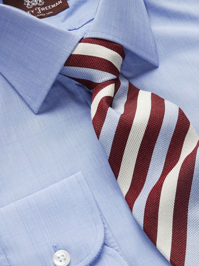 Our Multi Stripe Tie and Tonal Glen Plaid Dress Shirt.